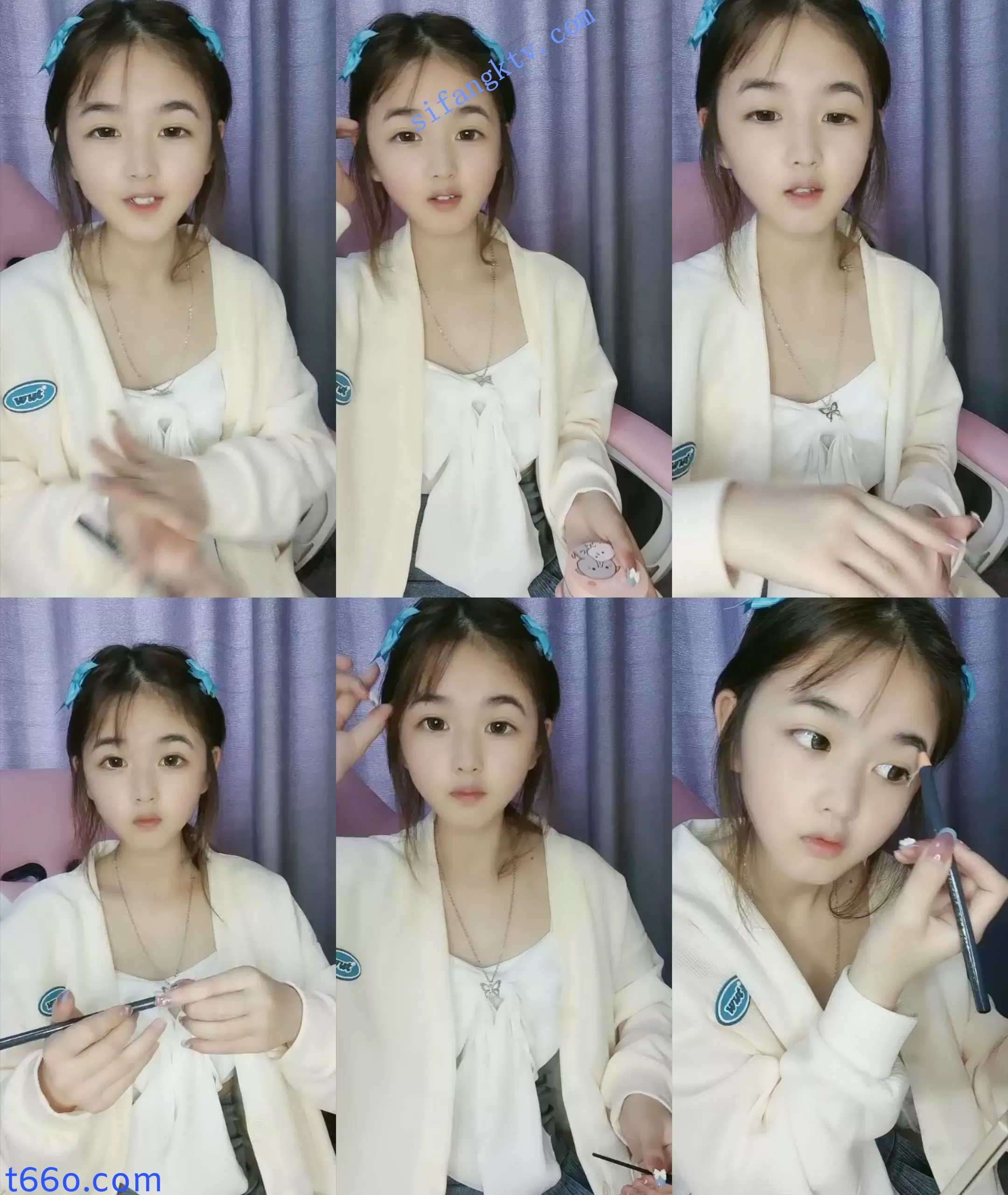 哇！嫩炸了~18岁学生下海~疯狂喷水~【小芋泥/静静】坐着一直喷【4V】