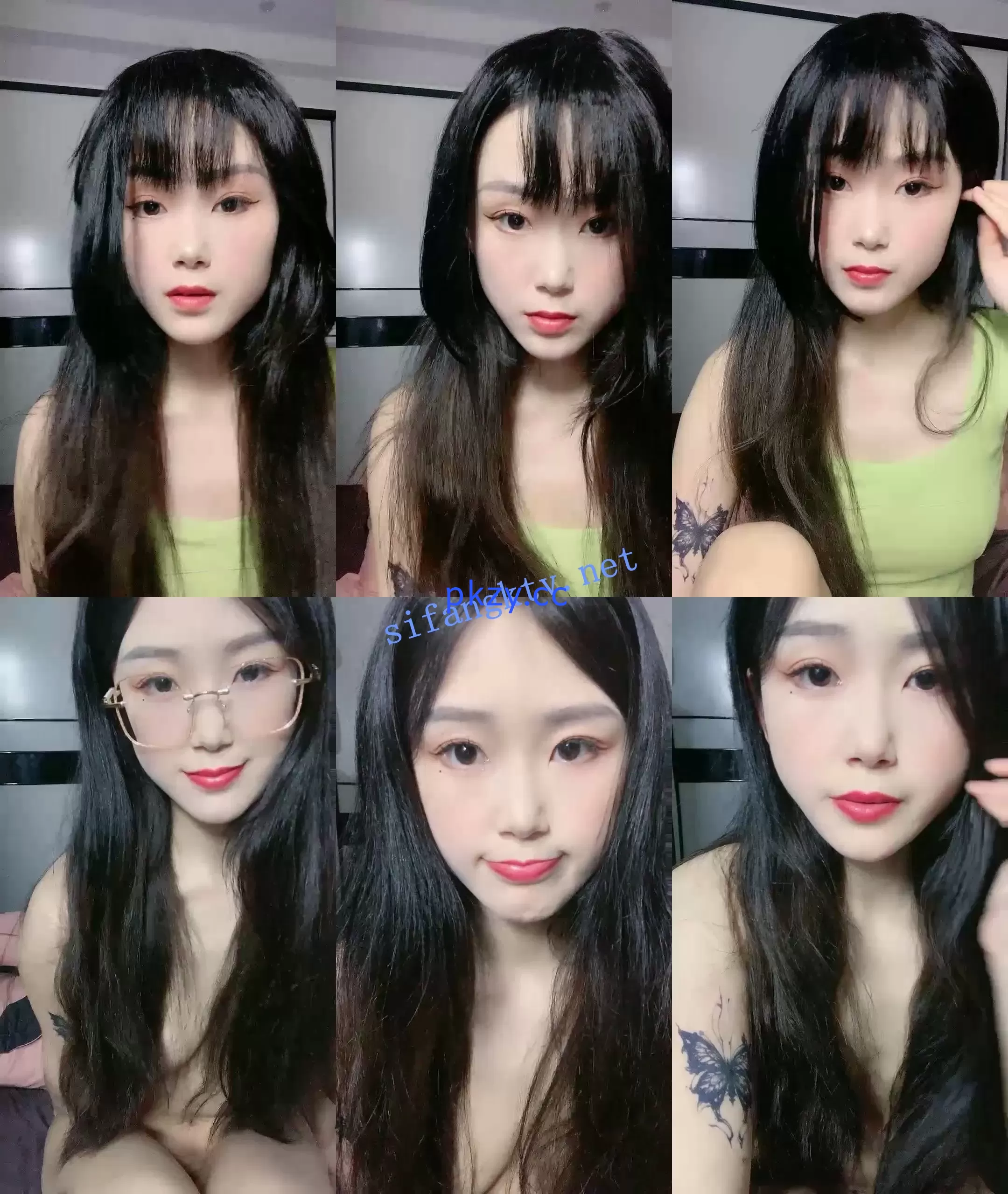 【蔷薇睡不够】气质女学生! 黑丝~抠穴道具自慰~流白浆!【6V】