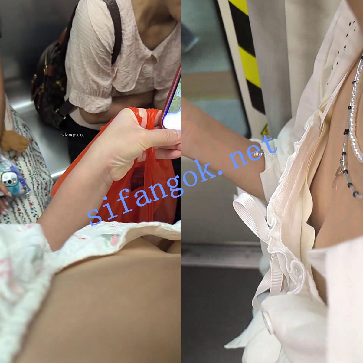 ️【高抄拍胸】地铁高抄拍胸 第一视角若隐若现