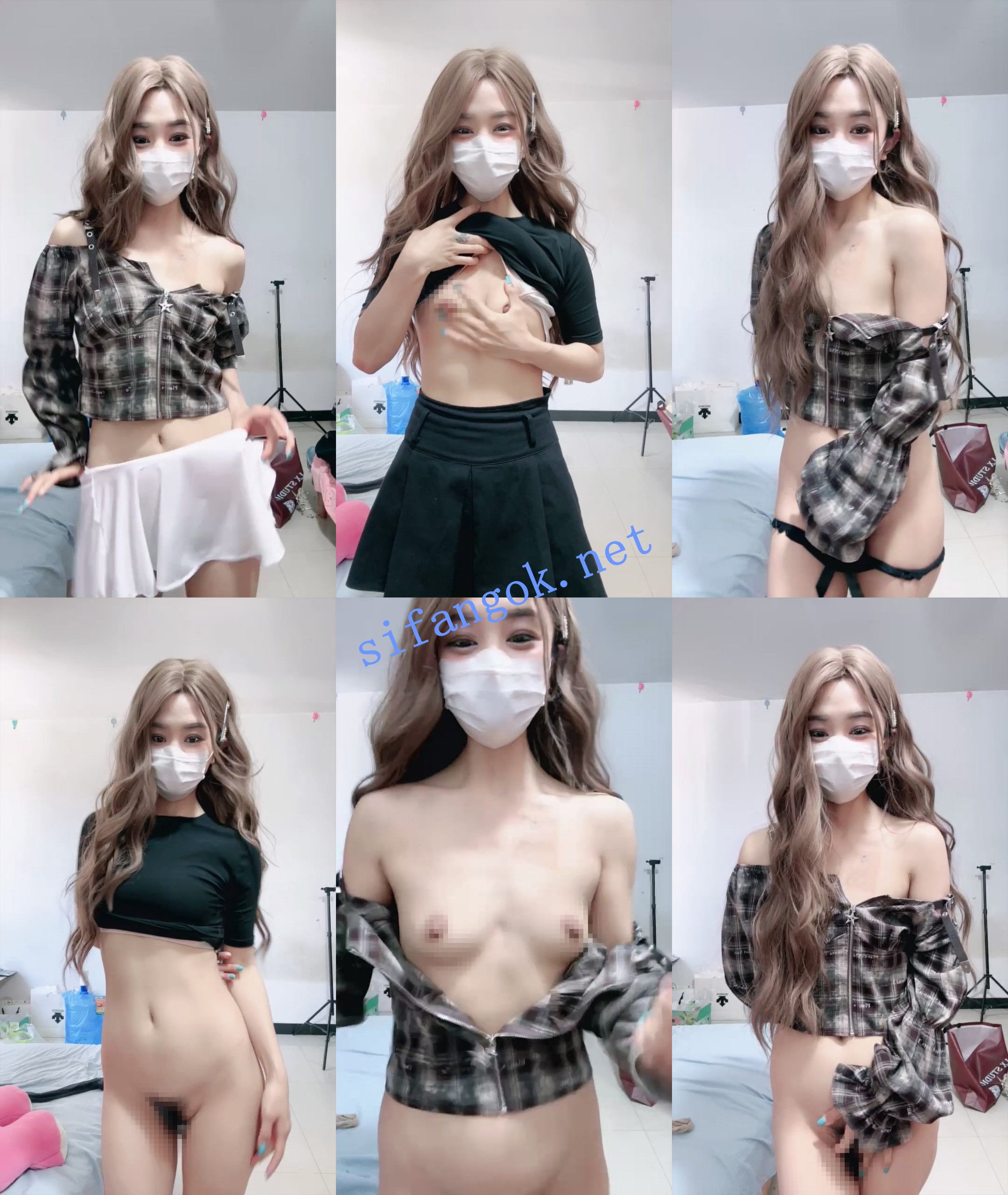 【18岁女孩】美乳女学生! 浓密毛毛逼~扩阴窥看宫底~喷水!
