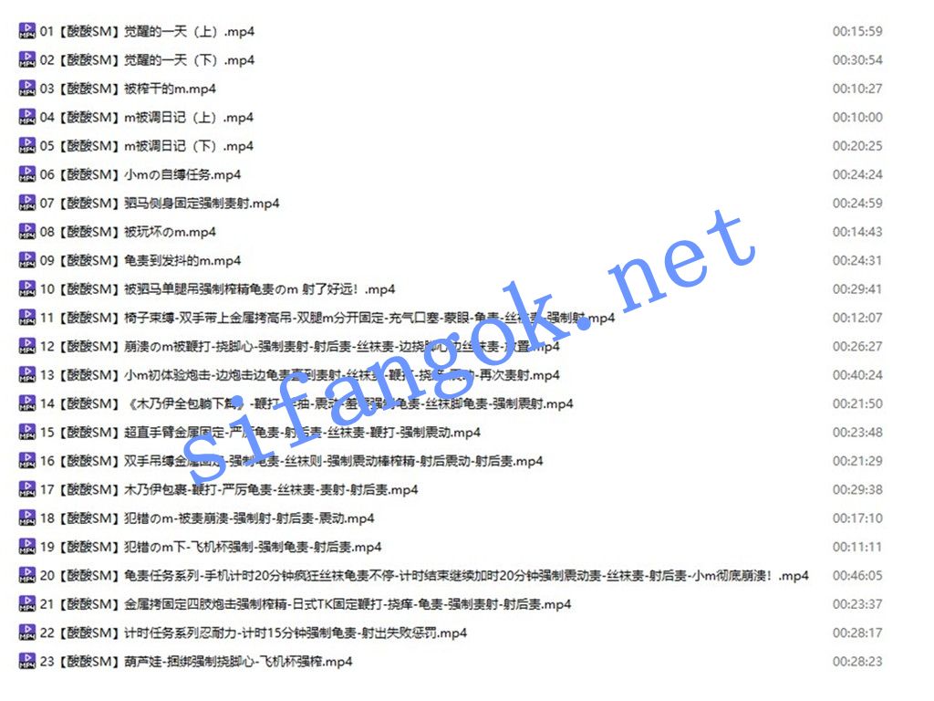 ⭐国内工作室⭐酸酸SM⭐调教男奴 榨精龟责 强制射精15G9小时