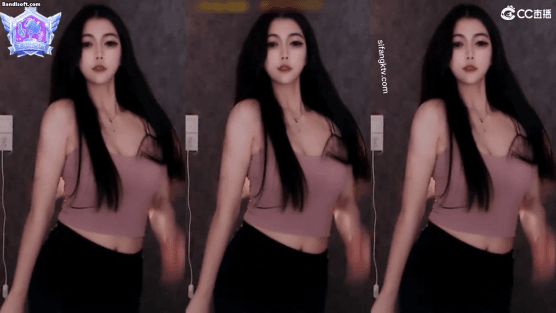 网易CC【度妍】绝版！直播热舞时抬腿闪现露逼！【6V】